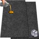 2 Pack 36 x 60 Inch Premium Oil Spill Mat,Garage Floor Mat for Under Car,Highly Absorbent Maintenance Mat Protect Your Floor from Oil Drips, Spills, Splashes and Stains