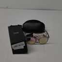 SOJOS Oversized Round Polarized Sports Sunglasses for Women Men, Ultralight TR90 Womens Mens Sport Sunglasses SJ2092 (Matte Crystal Greyish Pink/Pink Mirrored)