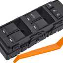 7+6 Metal Pins. Power Window Switch Fits for Chrysler 200 300 Sebring, Dodge Avenger Caliber Charger Magnum Compass Patriot Driver Side Control Door vidrios Master Switch 04602780AA