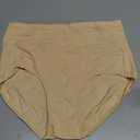 wirarpa Women's Cotton Underwear High Waisted Ladies Panties Full Coverage Briefs 4 Pack (Beige, M)