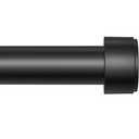 Curtain Rods for Windows 30-150 Inch,   2 pack Adjustable Black Curtain Rod Set with Brackets, Easy Install