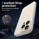 for iPhone 12 Pro Case,[Silky Touch Premium Liquid Silicone][Camera Protection] [Soft Anti-Scratch Microfiber Lining],Slim Soft Shockproof Phone Case,Beige 1-ip12p-02-CP