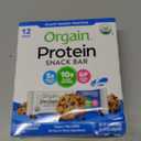 Orgain Organic Vegan Protein Bars, Chocolate Chip Cookie Dough - 10g Plant Based Protein, Low Calorie Healthy Snacks, No Lactose or Soy Ingredients, Gluten Free, Non-GMO - 1.41 Oz (Pack of 12), BBD: 02/26/2026