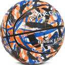 Kids Youth Basketball Size 3/4/5 (22''/25.5"/27.5") Premium Rubber Basketball for Boys Girls Age 3-14 Indoor Outdoor Pool Play (Gift for Children), Mixed Orange