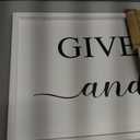 UPPER DECOR Give It to God and Go to Sleep Sign 42''×15'' Large Above Bed Wall Decor Farmhouse Bedroom Decor Wood Framed Guest Room Decor Wall Art Rustic Master Bedroom Wall Decoration (White)