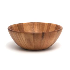 Lipper International Acacia Round Flair Bowl