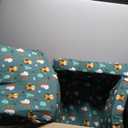 Kids Sofa, 2-in-1 Flip-Out Foam Couch, Foldable Soft Play Lounge Chair, Teal