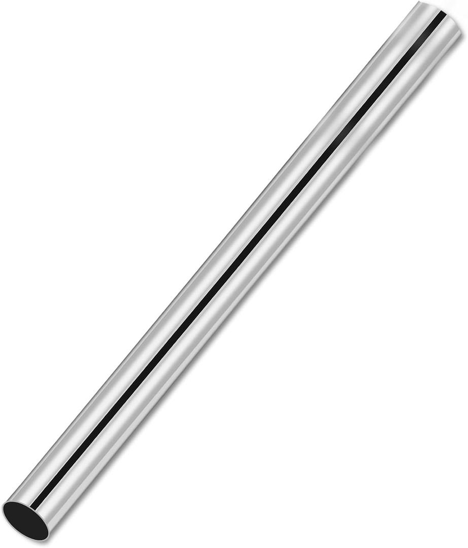 3.5 Inch Stainless Steel Exhaust Pipe 30 Inch Long, 3.5" OD x 30" Length T304 Straight Exhaust Tubing DIY Extension Pipe, Automotive Universal Fit, 1 Pack