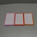 Harloon 100 Pcs Dry Erase Index Cards 3 x 5 Inch Laminated Reusable Dry Erase Note Cards Sheets for Office to Do List (Multicolored)