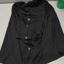 Post Shoulder Surgery Shirts for Women,Cuff Tear Away Top After Rotator Cuff Shirts Chemo Port Adaptive Clothing , Large