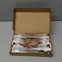 Tioncy 10 Pcs Soap Dispenser Pump with Cork Stopper Easy Press in Replacement Soap Pump Dispenser for Bottles Mason DIY Soap Lotion Jars (White)