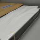 PAWLAND 96-inch Extra Wide Dog gate for The House, Doorway, Stairs, Freestanding Foldable Wire Pet Gate, Set of Support Feet Included (Espresso, 30" Height-4 Panels)