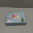 ZOEA 20 Inches Christmas Stockings with Initials, Large Embroidered Letter Knit Christmas Stocking for Family Holiday Decorations and Xmas Gift (E, Red)