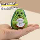 JoyChoi Positive Crochet Animals - Emotional Support Potato, Sloth, Avocado, Sunflower, Pineapple - Cute Handmade Gifts for Birthday, Christmas, Graduation & Mental Health Desk Decor for Women