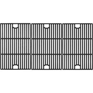 17inch Grill Grates for Nexgrill 6 Burner 720-0896 720-0896B 720-0896E 720-0898 720-0896X 720-0896C 720-0896CP 720-0898A , Cast Iron Cooking Grids for Homedepot Nexgrill 6-Burner Deluxe 720-0896,3Pack