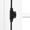 A29 Hardware 6 Feet Cremone Bolt for Windows, Bolt Lock, Cast Iron Plain Style, Black Powder Coat Finish - Cremone Bolt Cabinet Hardware, Vintage and Stylish Home Decor