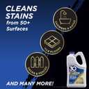 30 SECONDS Pro Mold and Mildew Stain Remover | Scrub Free | Brighter Results Instantly | Ready To Use Refill | 128 fl. oz. 