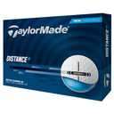 TaylorMade Golf 2025 Distance + White One Dozen, 11 Piece Ball