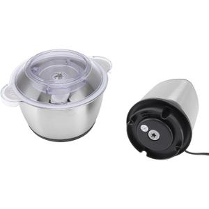 Electric Meat Grinder 350W Stainless Steel Meat Mincer with Speed Control and Braking Function for Efficient Grinding and Chopping of Meat and Vegetables Easy to and Design (US Plug 100 to 120V)