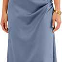 RIHOAS Women's Formal Dress, Elegant Wedding Guest Bridesmaid Cocktail Gown for Spring Summer Garden Party Evening Fiesta (Blue)