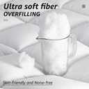 HYLEORY All-Season King Size Bed Comforter - Cooling Goose Down Alternative Quilted Duvet Insert with Corner Tabs - Winter Warm - Machine Washable - White