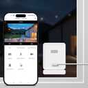 Window Camera, 3MP 2K Home Security Camera for Indoor Glass Monitoring, 2.4GHz & 5GHz WiFi Wireless, AI Color Night Vision, Human & Motion Detection, 24/7 Recording, Easy & Quick Window Mount (1 Pack)