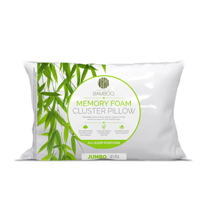 Essence of Bamboo Jumbo Pillow 20x28in Memory foam Cluster Pillow