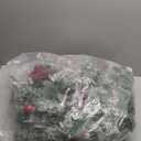 9ft Pre-lit Flocked Christmas Garland with Red Balls, Berries and and 50 Battery Operated Soft White LED Lights with Timer,Artificial Holiday Decoration Door Outdoor, Battery Operated