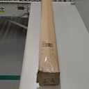 5-Pack 48 Inch Aluminum Peel and Stick Stair Nosing Matte Black Staircase Step Treads Anti-Slip Edge Protector, Waterproof Self Adhesive Stair Nose Molding Trim for Indoor & Outdoor