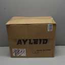 Ayleid Retractable Garden Hose Reel,1/2 in x 100 ft Wall Mounted Hose Reel, with 9- Function Sprayer Nozzle, Any Length Lock/Slow Return System/Wall Mounted/180Swivel Bracket (Grey)