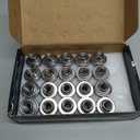 14x1.5mm OEM Style Factory Lug Nuts Set of 20, 7/8 22mm Hex Mag Washer Lug Nuts 1.80 Inch Compatible with Sequoia Landcruiser Tundra Lexus LX