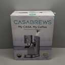 CASABREWS CM5418 Espresso Machine 20 Bar, Compact Espresso Maker with Steam Milk Frother, Stainless Steel Coffee Machine with 34oz Removable Water Tank for Cappuccino, Gift for Women or Men, Silver