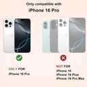 Girls Cute Case for iPhone 16 Pro, Pumpkins Flowers Women Phone Cases | Dual-Layer Shockproof Protection