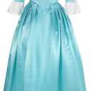 Yejue Women's Royal Princess Costume Medieval Victorian Stage Dress for Opera Theatre Cosplay, M