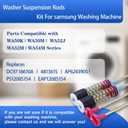Upgraded WA50K8600AV WA54M8750AW WA54M8750AV Washer Suspension Rods Fit for Samsung Washer WA52M8650AV WA52M7750AW WA52M7750AV WA52J8700AW WA52J8700AP WA50M7450AW WA50M7450AP WA50K8600AW