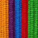 Giegxin 15 Pack Marigold Garland for Decoration 5 ft Long Strands Faux Artificial Marigold Flowers for Dia De Los Muertos Diwali Indian Wedding Party Decorations(5 Colors)