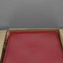 Storex Classroom Craft Project Box  Stacking Plastic Organizer Fits 12x12 Scrapbooking Paper, Red, 5-Pack (63204U05C)