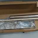 Ivilon Drapery Window Curtain Rod - End Cap Style Design 1 Inch Pole. 72 to 144 Inch Color Warm Gold