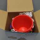 Holady 5.28'' Inch Sand Beach Buckets Pail with Shovels,Sand Bucket Water Pail for Beach Fun Great Summer Party Accessory(24 Bucket+24 Shovels)