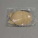 Invisible Adhesive Push-Up Bra Sticky Strapless Bra with Clear Halter Neck Strap for Backless Dresses/Tops (Beige)