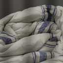 Lush Decor Farmhouse Stripe Reversible Cotton Comforter Set, 2-Piece, Twin XL Navy - Twin Bedding Set - Dorm Decor - Striped Comforter for Farmhouse Bedroom Decor