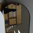 Suidia 24" x 36" Bathroom Mirror, Bathroom Vanity Mirror Metal Framed, Wall-Mounted Mirrors for Bedroom, Living Room, Entryway, Hallway, Black, Arch Style