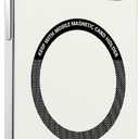 Frameless Magnetic Series Designed for iPhone 17 Pro Case[Compatible with MagSafe] Borderless Ultra Thin Slim Fit,Lightweight Minimalist Hard PC Yet Protective Shockproof Cover,White