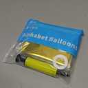 58 PCS Letter Balloons Alphabet Letters 2 Sets A- Z & 1 Sets AEIOU 16 - Inch Mylar Foil Balloons Set for Wedding/Birthdays/Annivs/Grads party Decoration Banner Custom Phrase (Gold)