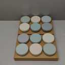 KeaBabies 12pk 4oz Glass Baby Food Containers with Lids - Leak-Proof, Microwavable Small Glass Jars, Baby Purees & Toddler Snack Storage Containers, BPA-Free, Dishwasher & Freezer Safe (Sage)