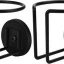 2 Pack Magnetic Cup Holder, Durmmur SUS 304 Stainless Steel Magnetic Cup Caddy, Magnetic Drink Holder for Tractor Mower Truck School Bus Refrigerator Treadmill, Magnet Can Holder on Metal Surface