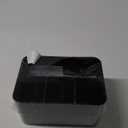 Black Shower Caddy Portable: Plastic Bathroom Caddy Countertop, Cleaning Caddy Organizer with Handle, Utility Hard Shower Basket Storage Tote for Toiletry, College Dorm Room Essential for Guys/ Men