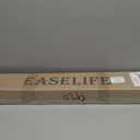 EaseLife 5FT Bypass Double Sliding Barn Door Hardware Kit, Single Track, Slide Smoothly Quietly, Easy Install (5FT Track Kit for Double 35" Wide Door)