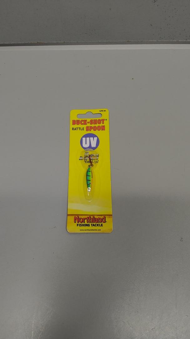 Northland BRUVS2-22 UV Buck Shot Spoon, 1/16-Ounce