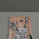 ChefAide Pack of 8 Stainless Steel Magnetic Measuring Spoons Set, Dual Sided, Stackable, Adjustable Teaspoon and Tablespoon Measure Spoon with Leveler, Kitchen Gadgets Set 5 (Black)